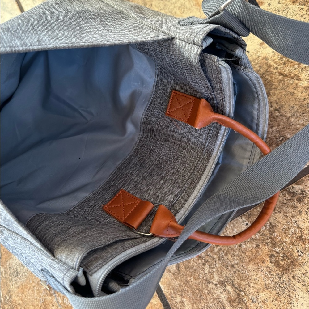 Motif Maylilly Gray Brown Travel Baby Bag - Picture 9 of 15